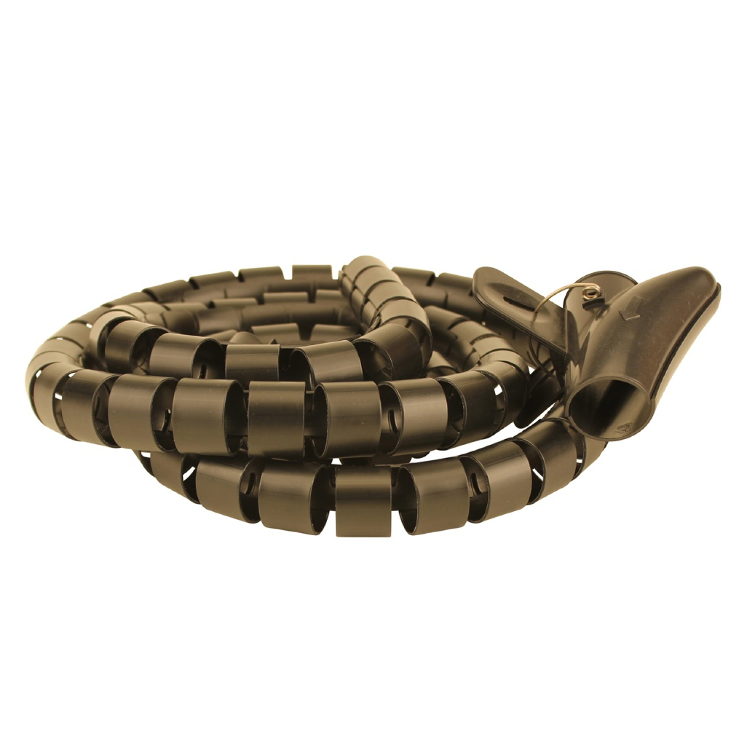 Spiralschlauch mit Werkzeug 28mm 1,5m schwarz