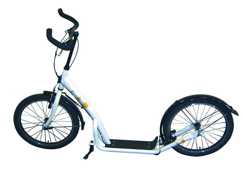 Erwachsenenroller 20" weiß