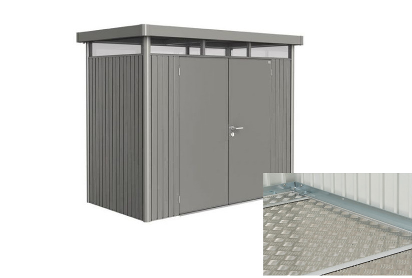 Gerätehaus Biohort HighLine H1 plgrau-metallic 275x155cm