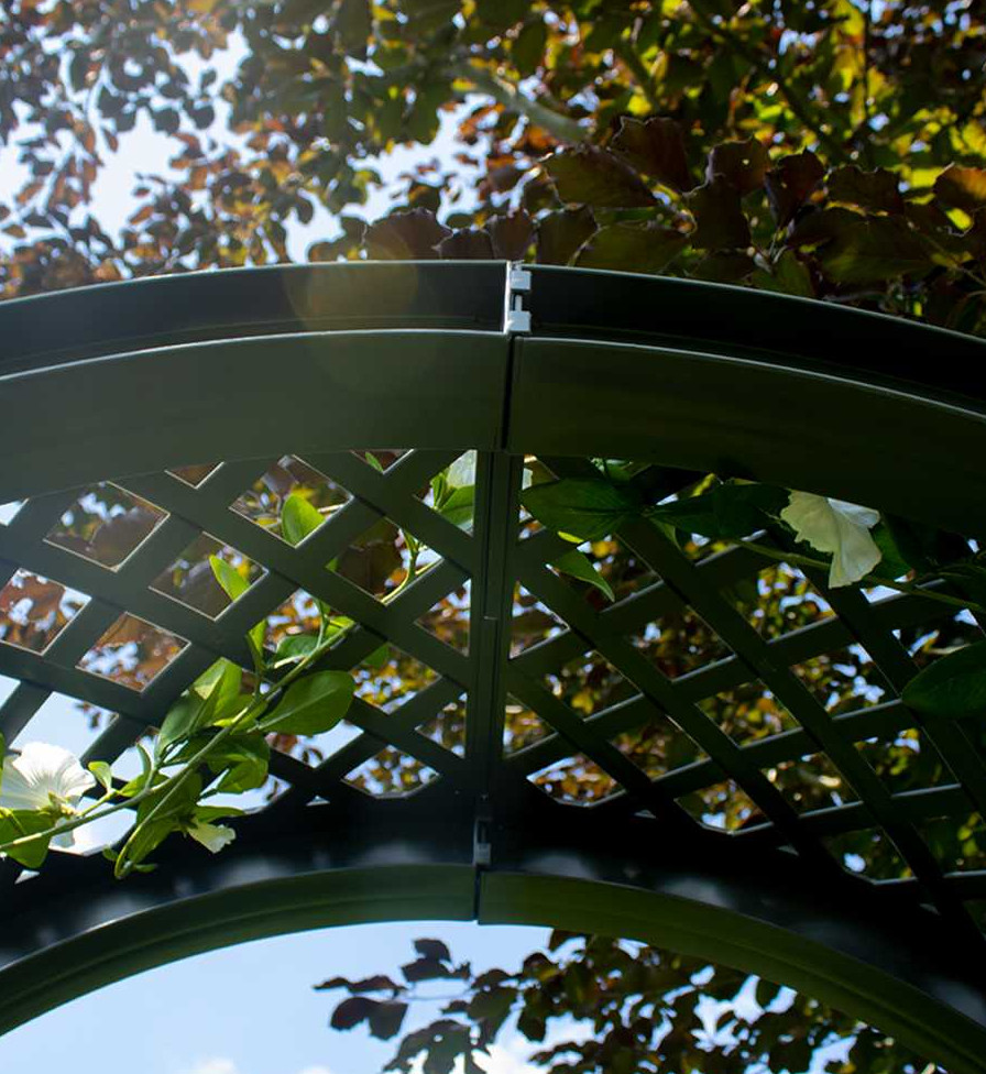 KHW Gartenbank Amsterdam 174x49x207 cm anthrazit