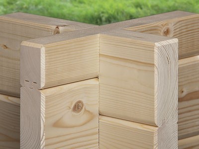 weka Gartenhaus 139 Gr.3, 45 mm, V20, ET, DF