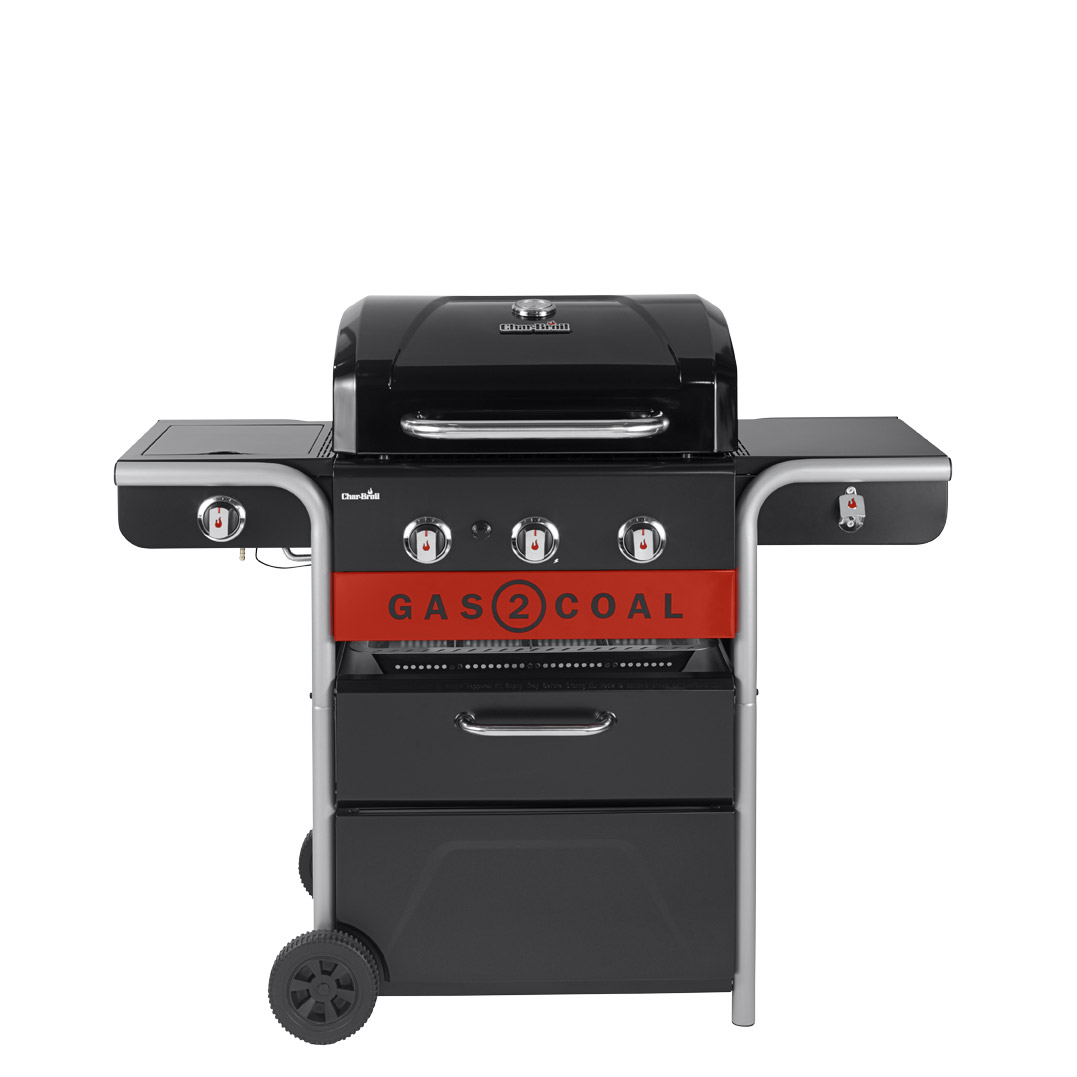 Hybridgrill Gas und Holzkohle Grillwagen Char-Broil Gas2Coal 2.0 330