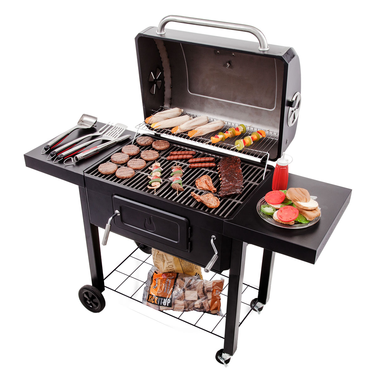 Char-Broil Holzkohlegrill / Grillwagen Performance Charcoal 3500 Char-Broil Holzkohlegrill / Grillwagen Performance Charcoal 3500