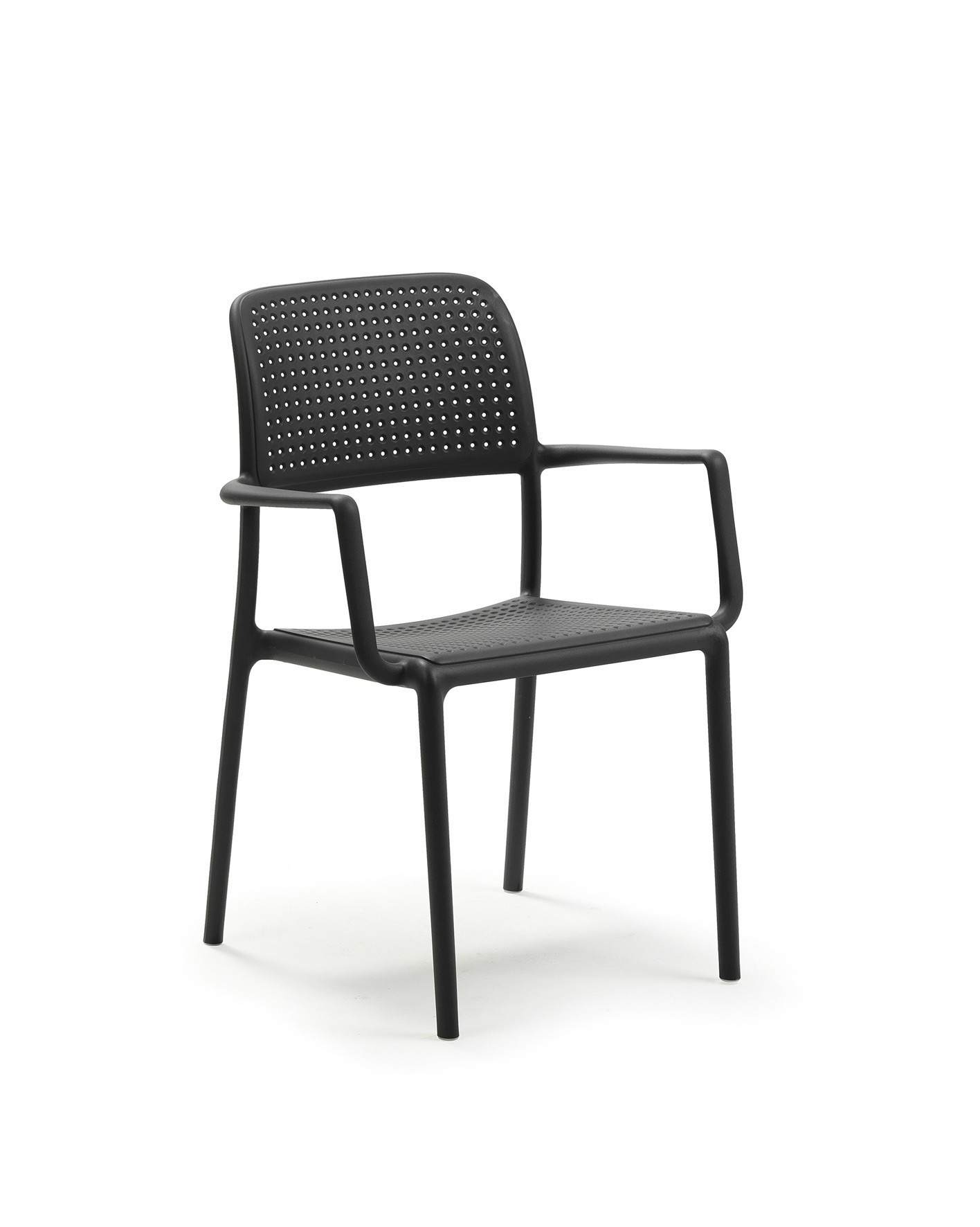 Nardi Stapelstuhl / Gartenstuhl Bora Kunststoff stapelbar anthrazit
