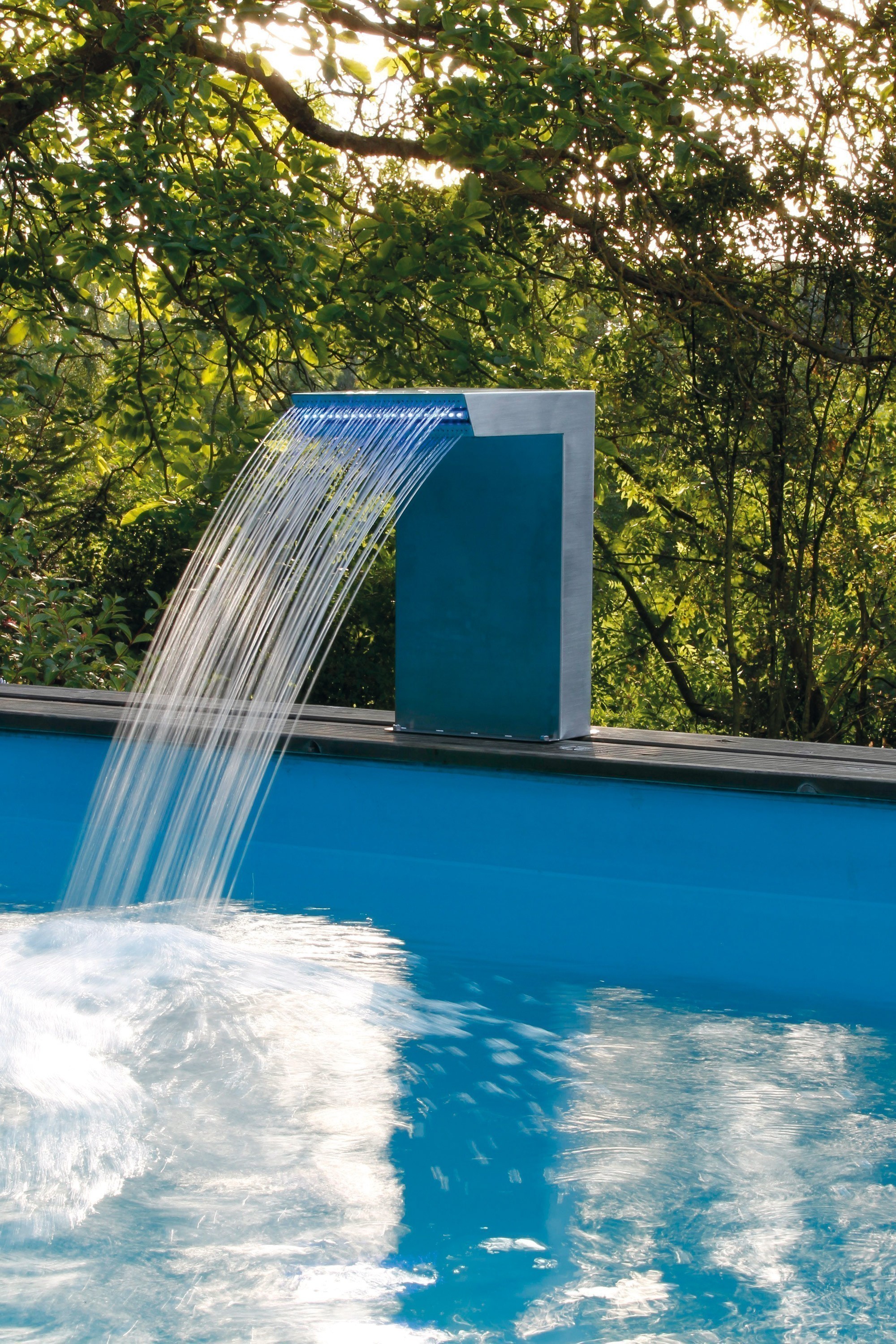 Ubbink Wasserfall Straight LED Edelstahl