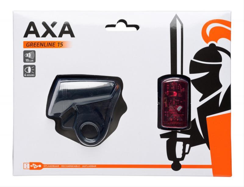 Batteriebeleuchtungsset Axa Green Line 15 Lux / 1 LED