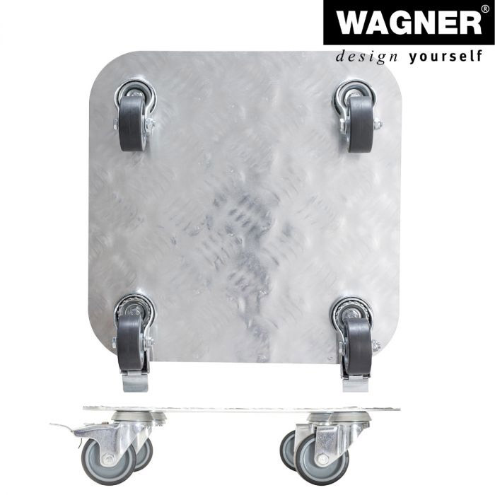 Multiroller Pflanzenroller Alaska Alu-Riffelblech 290x290 mm für 150kg