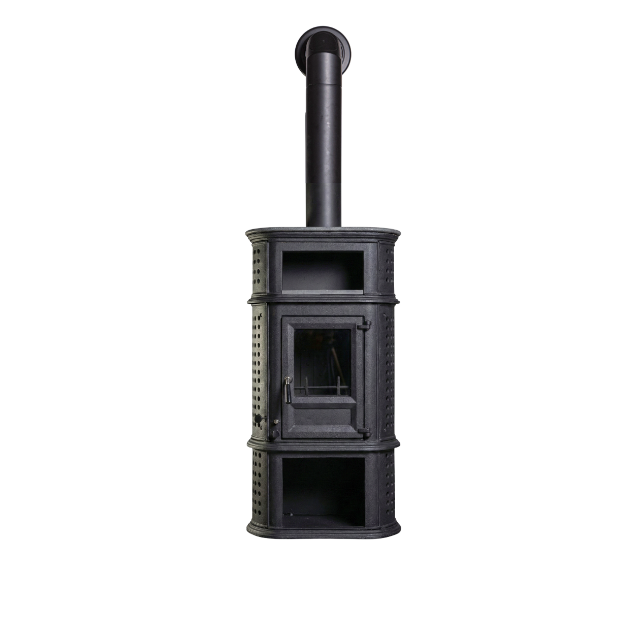 Kaminofen Globe-fire Herculina XL raumluftunabhängig Guss schwarz 6,1k