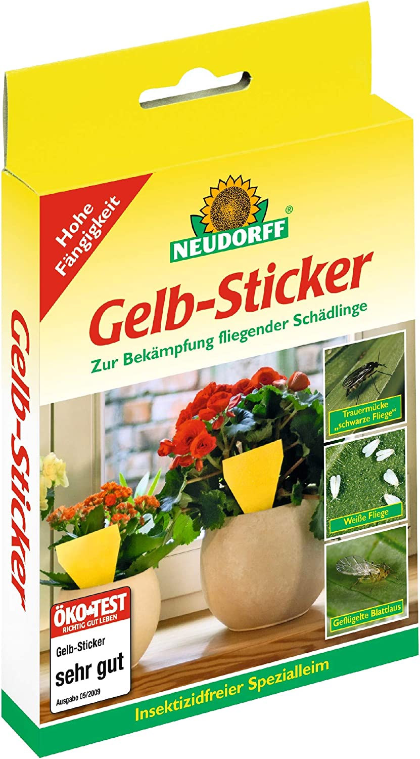 Neudorff Gelb Sticker gegen Schädlinge