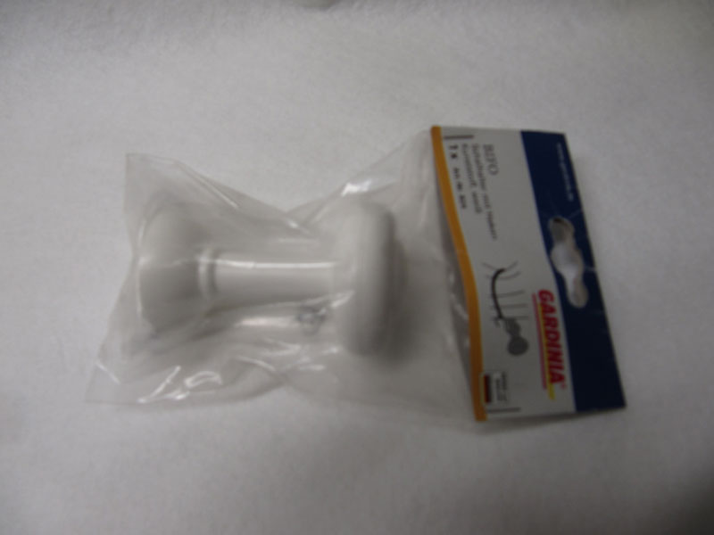 Gardinen 1x Schalhalter/ Raffhalter WEISS 8CM