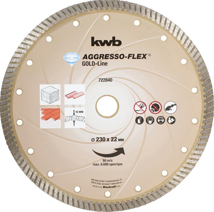 AGGRESSO-FLEX® Gold-Line DIAMANT Trennscheiben ø 230 mm
