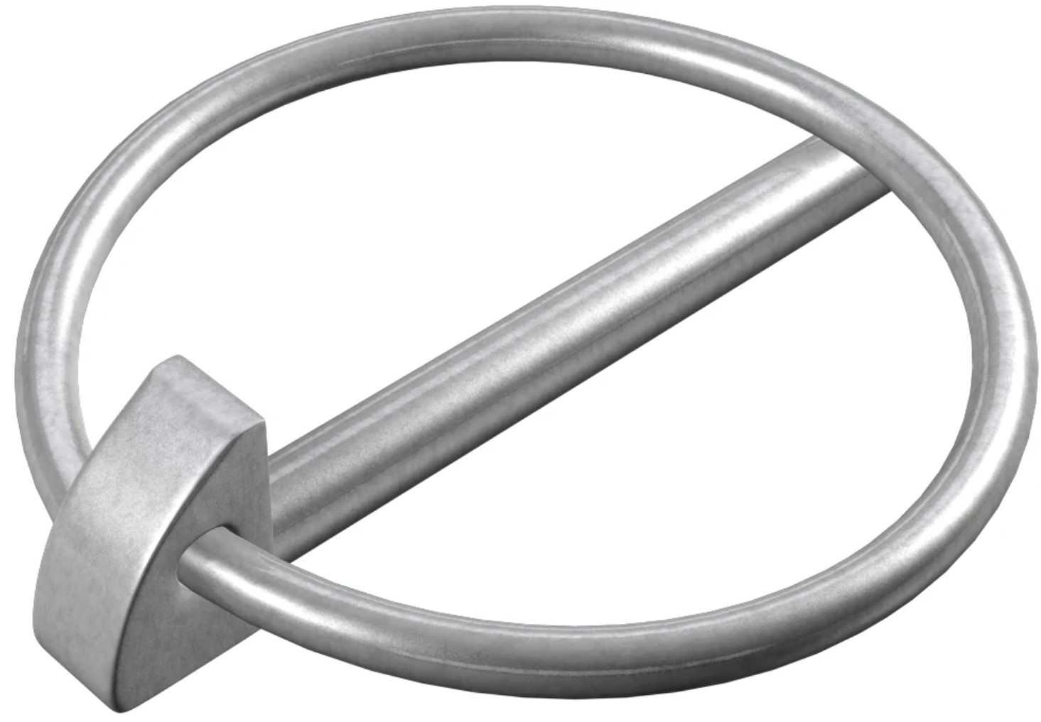 Dörner + Helmer Klappsplint 6 mm – Verzinkt, mit rundem Federring