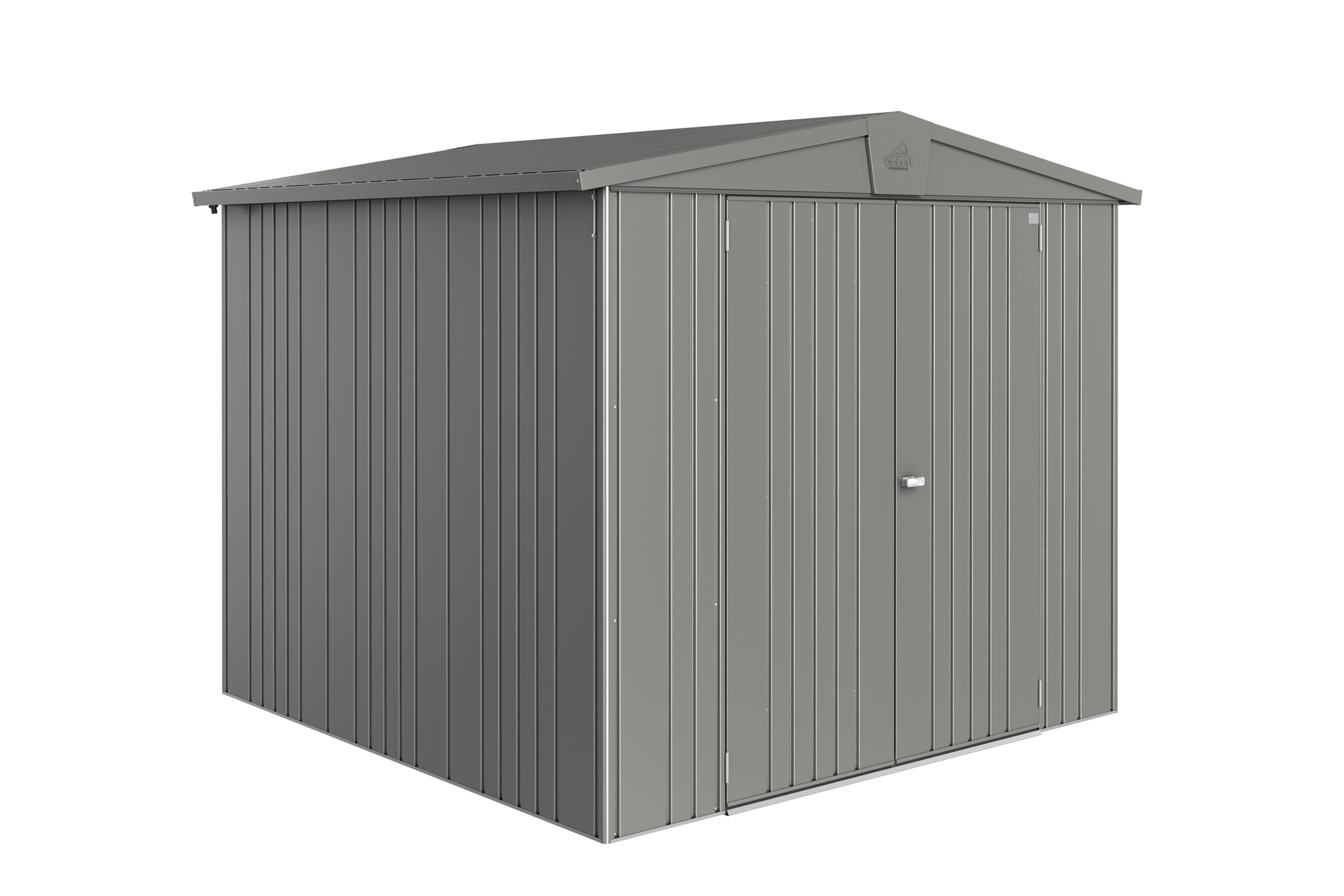 Gerätehaus Biohort Europa Gr. 4 quarzgrau-metallic 244x228cm