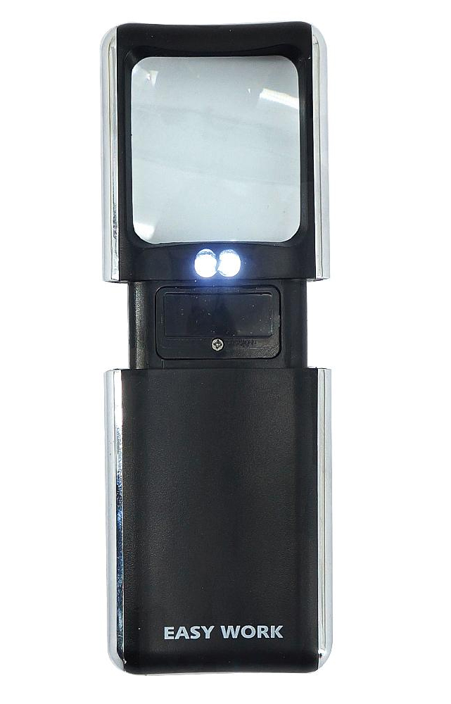 EW LED Glaslupe für die Handtasche mit Batterie