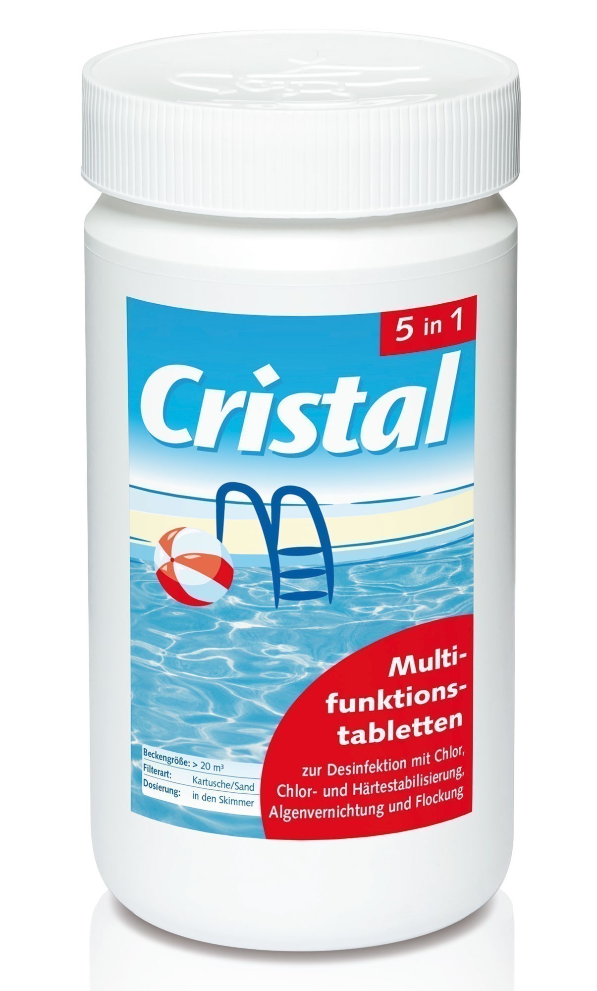 Cristal Wasserpflege Desinfektion Multifunktionstabletten 1 kg