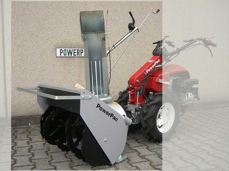 Powerpac Schneefräse doppelstufig für Einachser KAM5 Breite 60cm