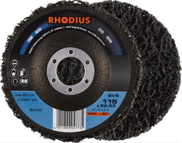 Grobreinigungsscheibe SVS115 x 22,23mm Rhodius