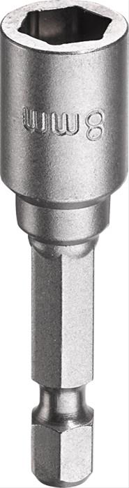 Sechskant-Steckschlüssel mit 1/4" und E 6.3 Schaft