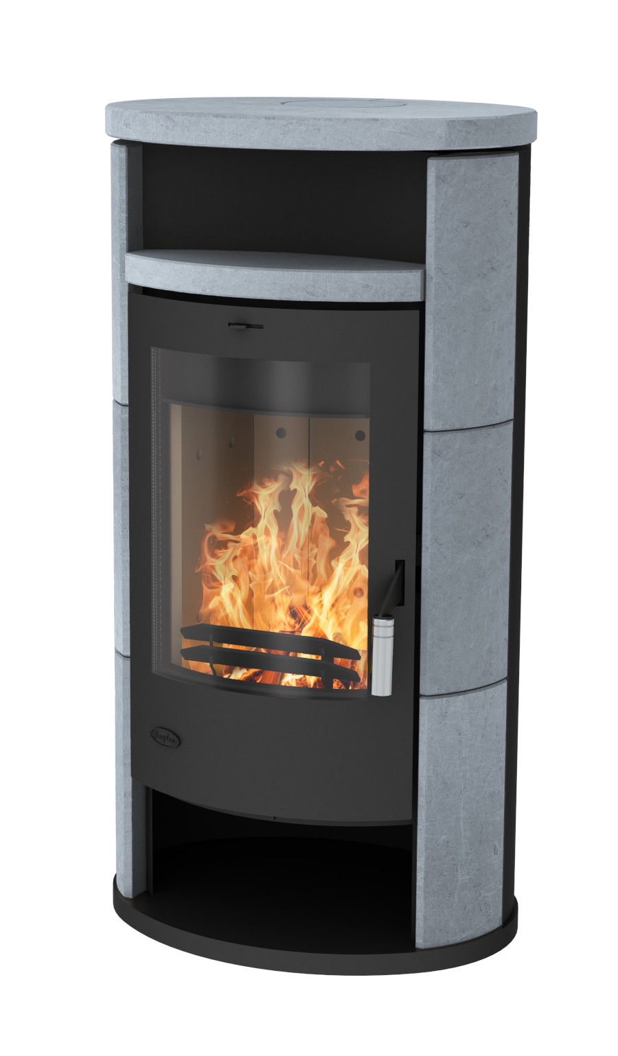 Fireplace Kaminofen Alicante Speckstein 8kW mit Teefach
