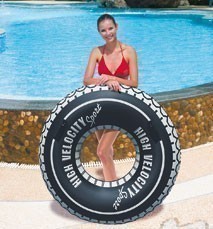 Schwimmreifen / Schwimmring Bestway XXL mit 2 Handgriffen Ø 119cm