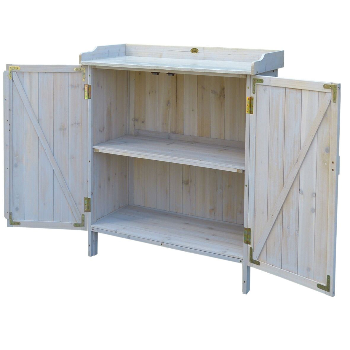 Pflanztisch / Gartentisch / Grilltisch / Terrassenkommode Habau Lino