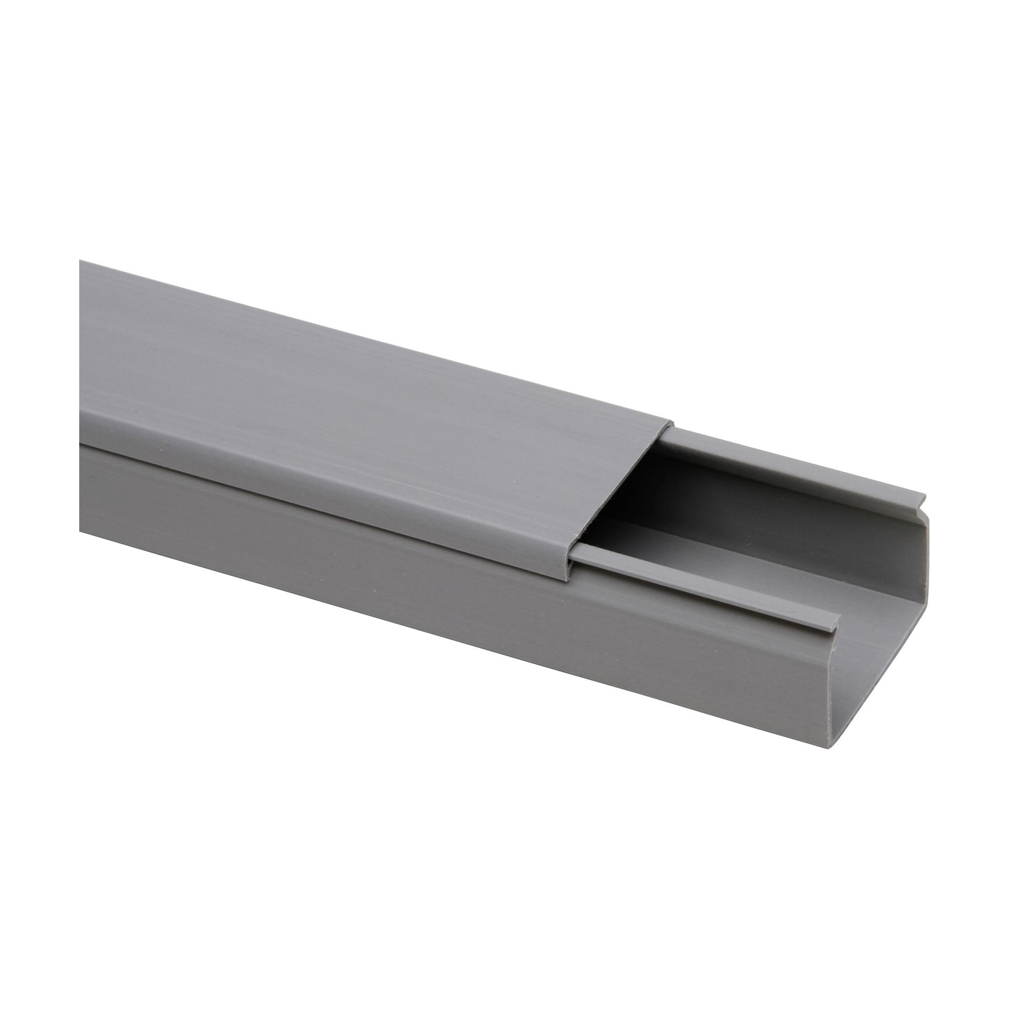 Kabelkanal 2 m  40x25 mm grau