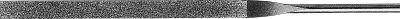 Diamant-Nadelfeile 140mm flachst. Pferd