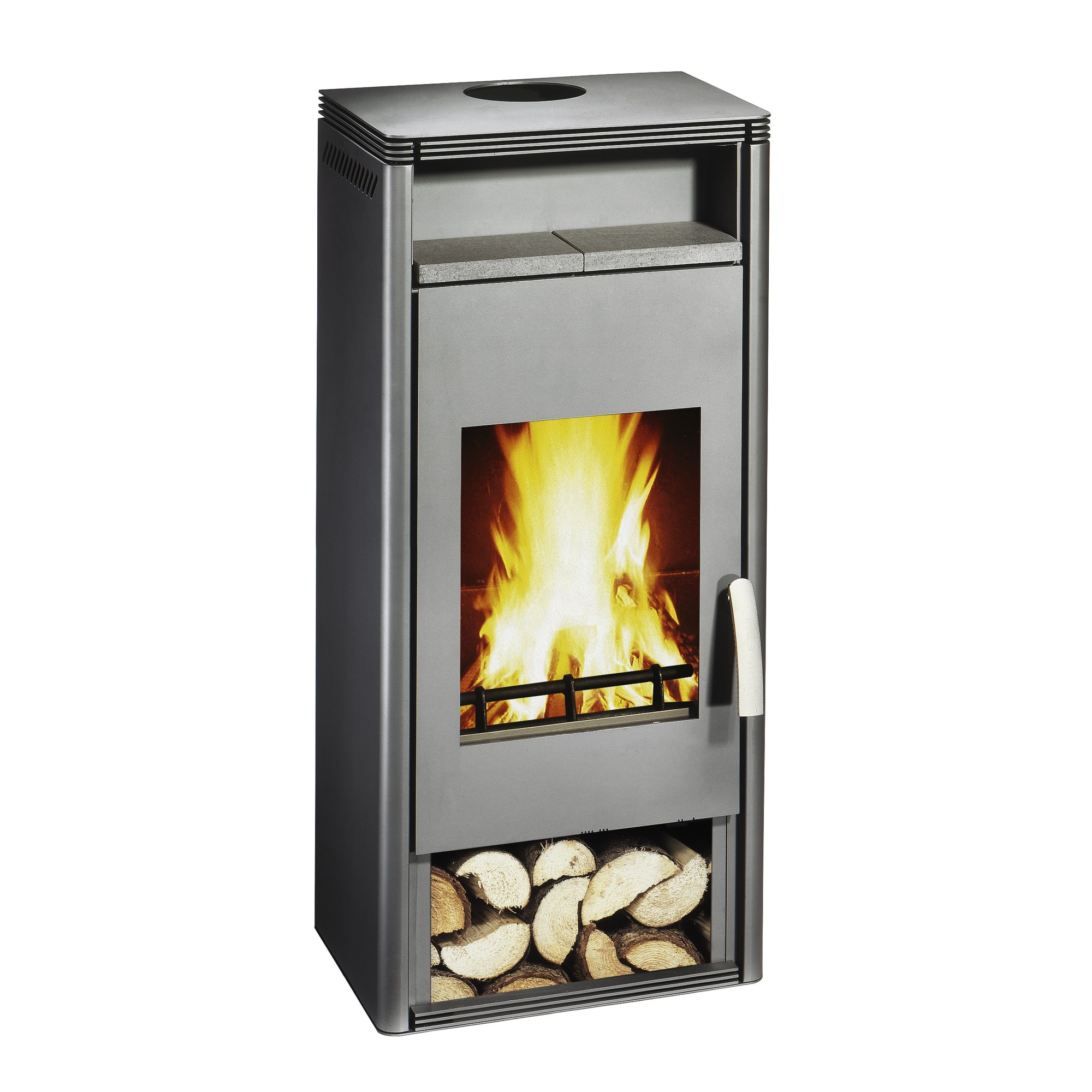 Wamsler Kaminofen Fulgor OF-W gussgrau 8 kW