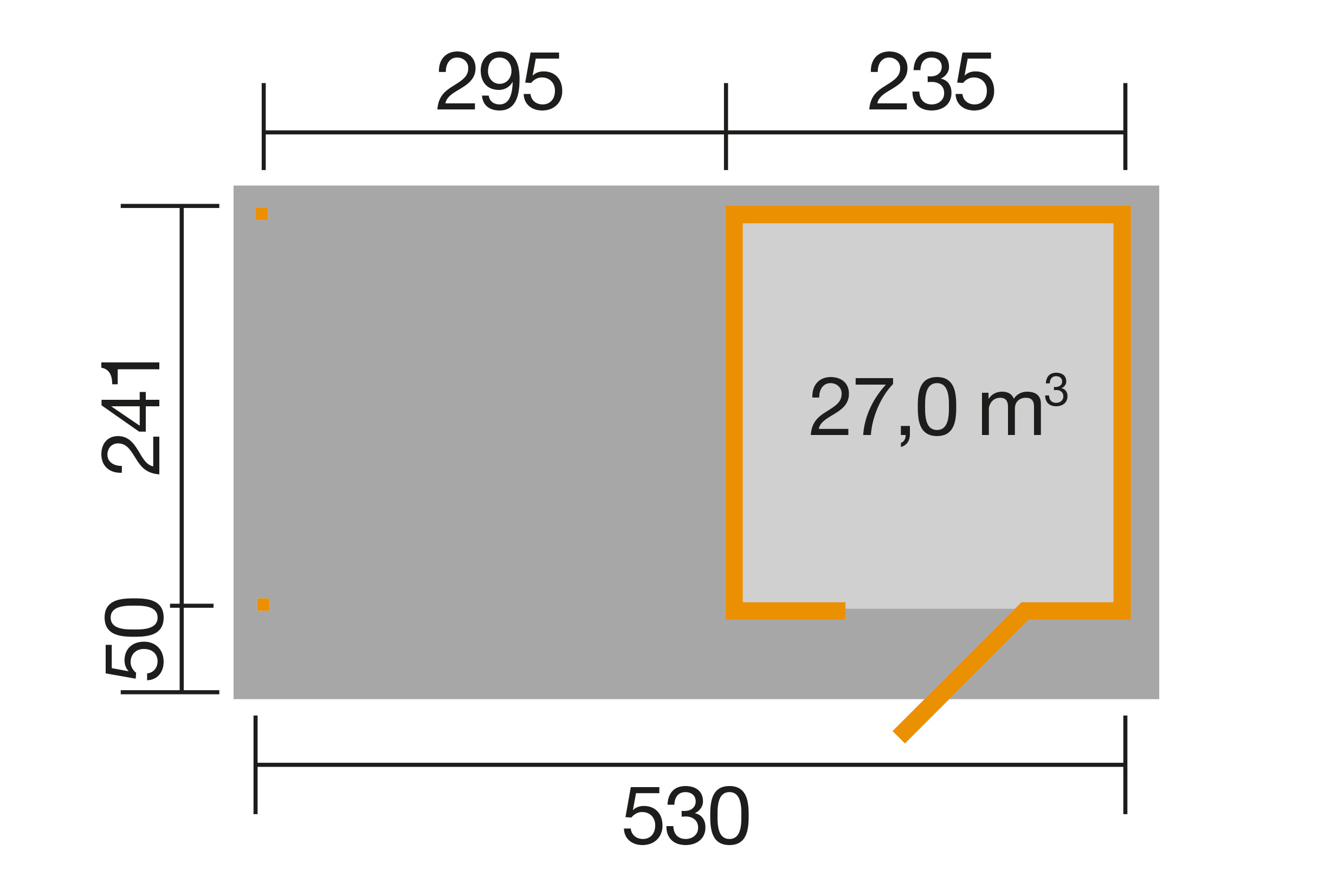 weka Designhaus 172 B Gr. 1, natur, 28 mm