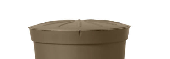 Graf Deckel zu Regentonne Siena rund 300 L taupe