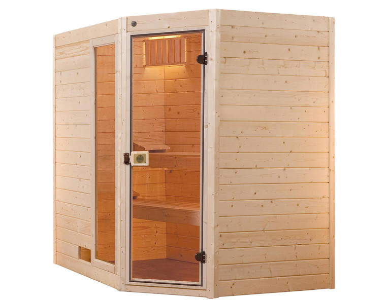 Weka Sauna VALIDA 9,0 kW K Gr.4 Glastür mit Fenster
