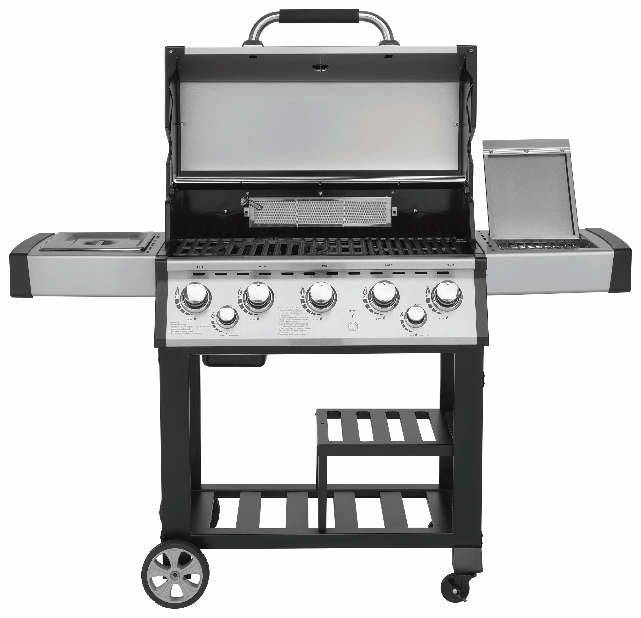 Gasgrill / Grillwagen Justus Mars Grillfläche 76 x 46,5 cm
