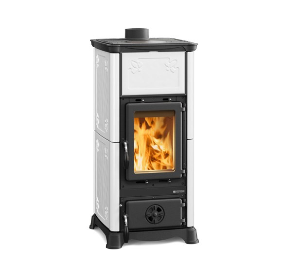 La Nordica Kaminofen Emiliana weiß 6,5 KW