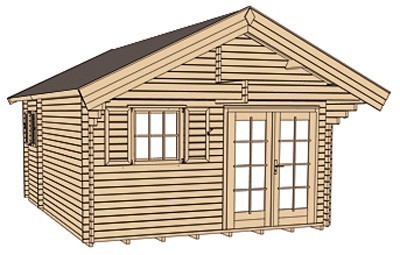 weka® Weekendhaus 155 45mm