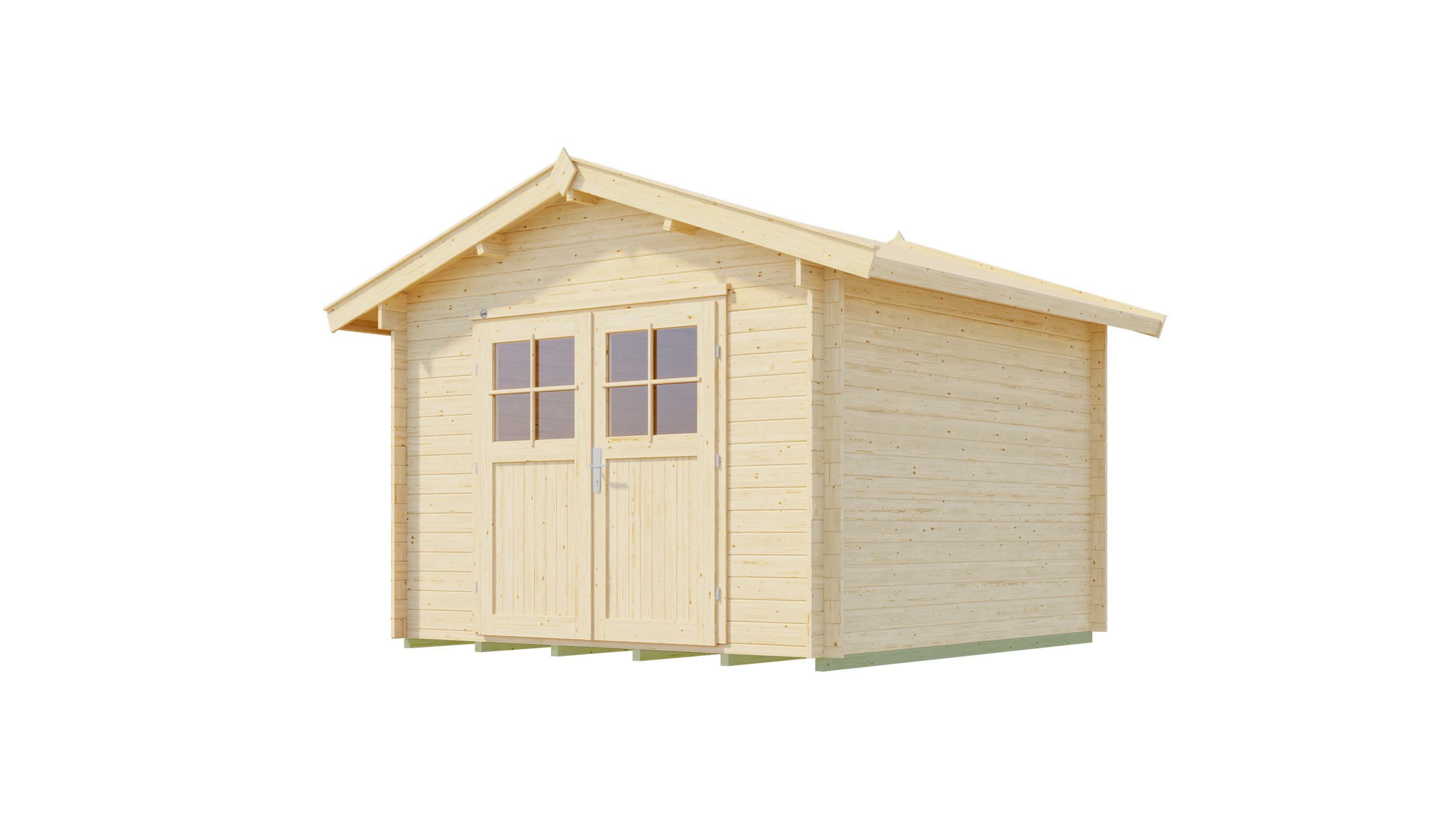 weka Gartenhaus Premium28 DT, 300 x 300