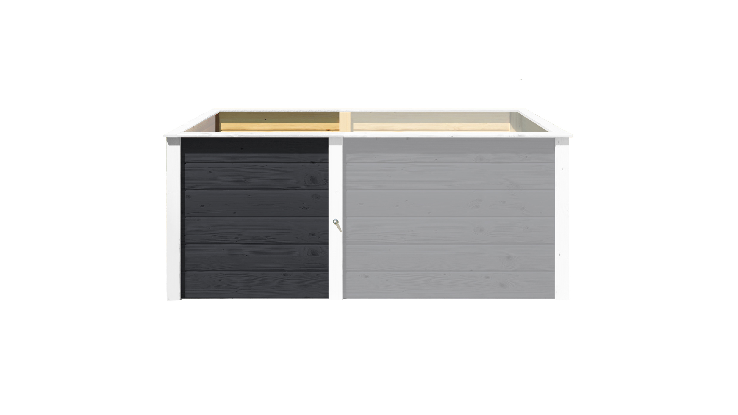 weka Ergänzungssatz Hochbeet Modular, 21 mm, anthrazit
