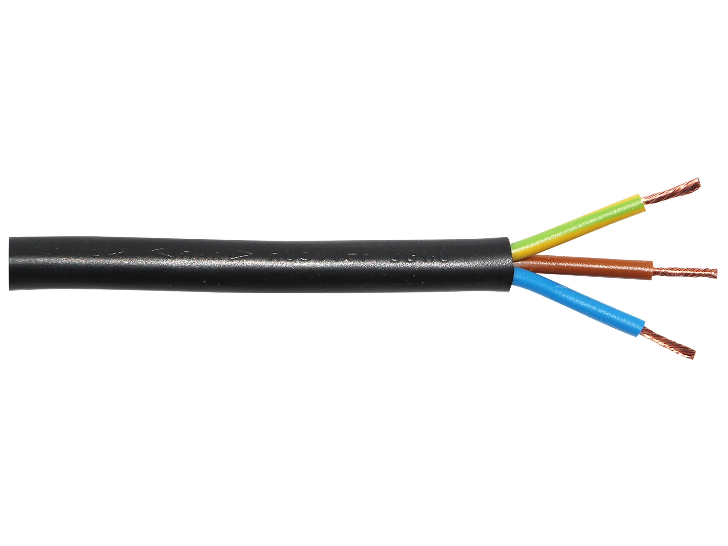 Schlauchleitung H05VV-F 3 G1,5 Schwarz 10 m