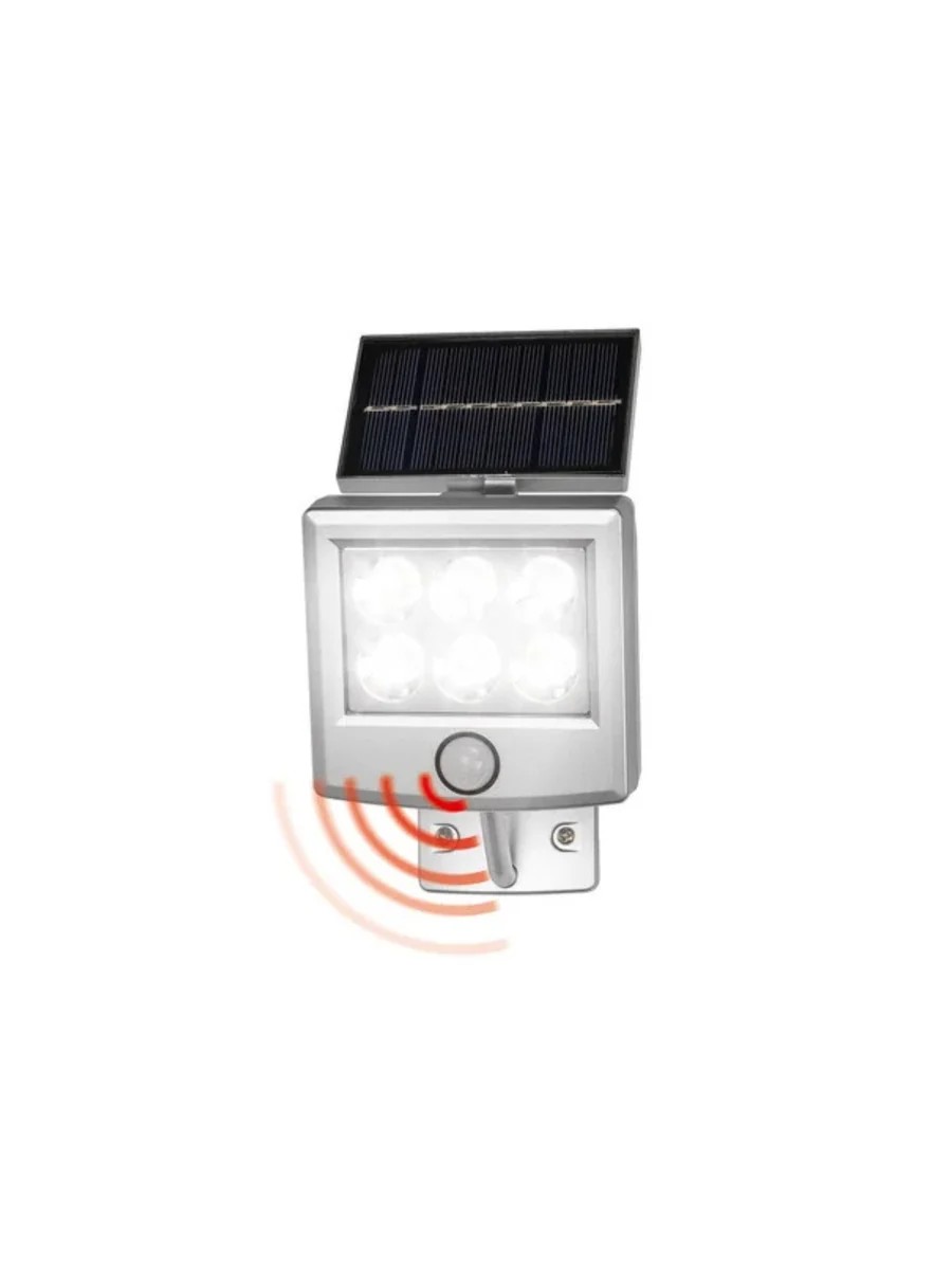 LED-Solar-Wandleuchte mit Bewegungsmelder