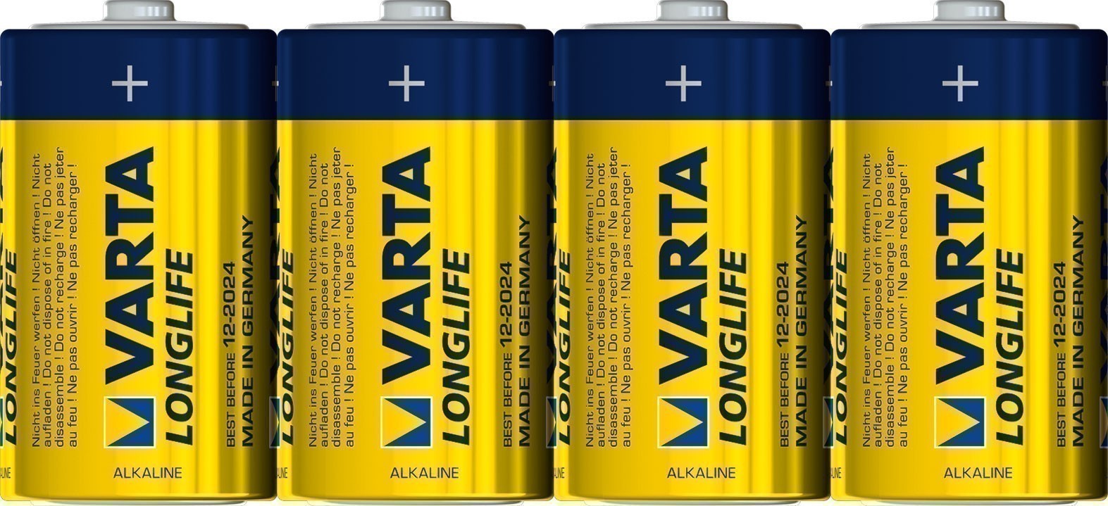 VARTA Long Life D 1,5 V 4 Stück