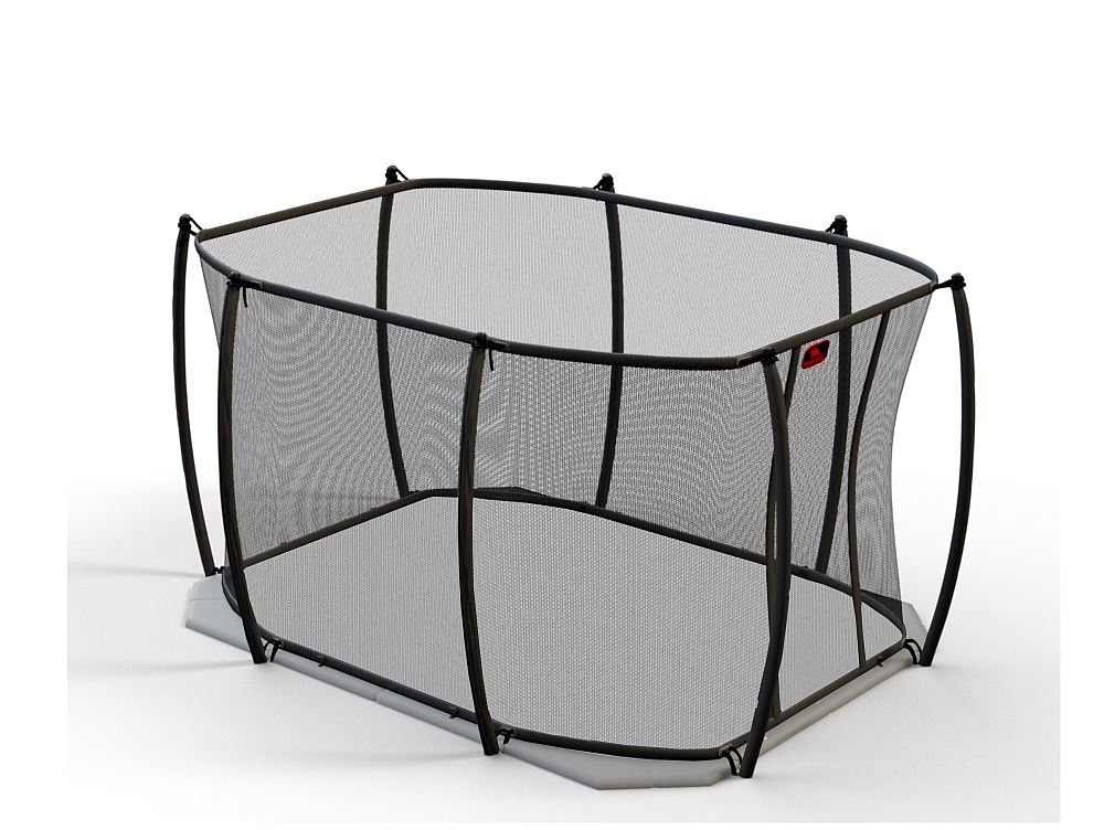 DINOCARS Trampolin Sicherheitsnetz 305x225cm