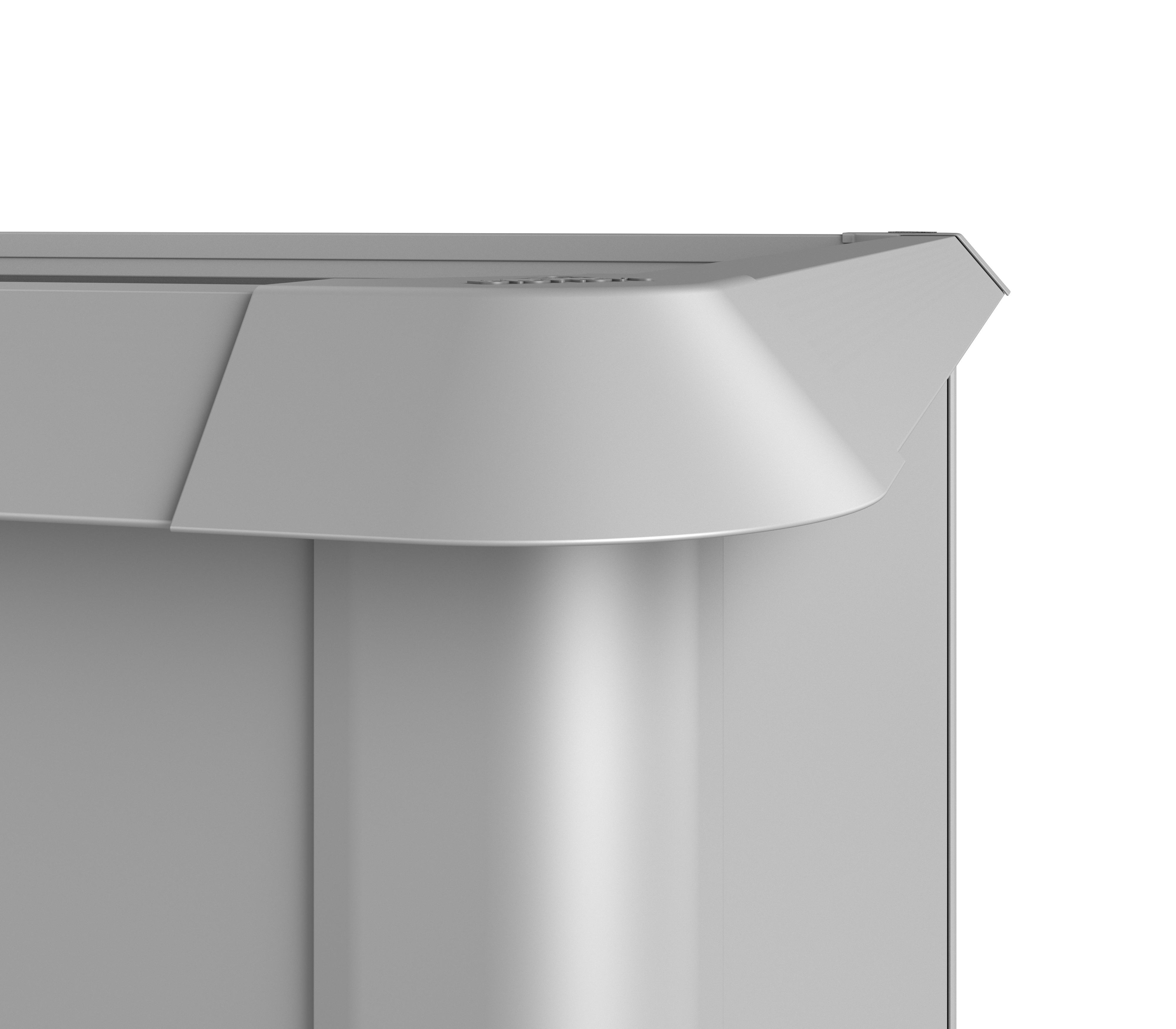Biohort Schneckenschutz für Hochbeet 1x0,5 silber