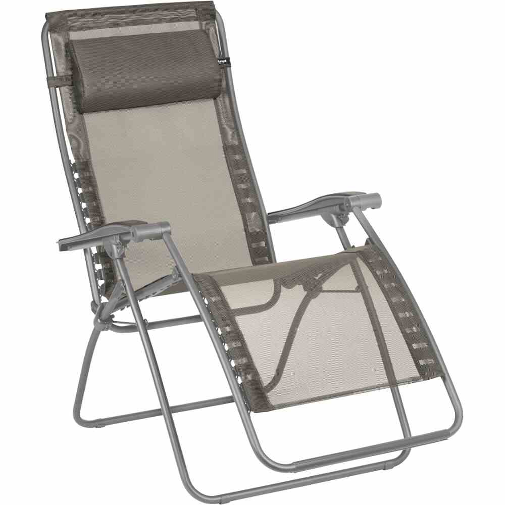 Relaxliege Futura Batyline graphite Stahl titan