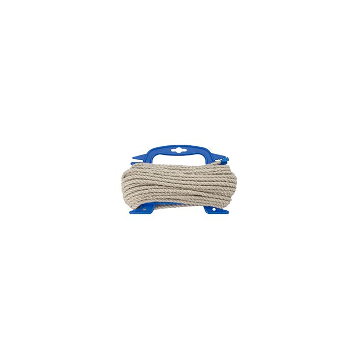 PP-Syntex-Seil 6 mm, 3-schäftig, hanffarbig, 20 m auf Haspel
