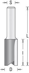 HW-Nutfräser 109/8 D16 l19 L51 S8 Z2