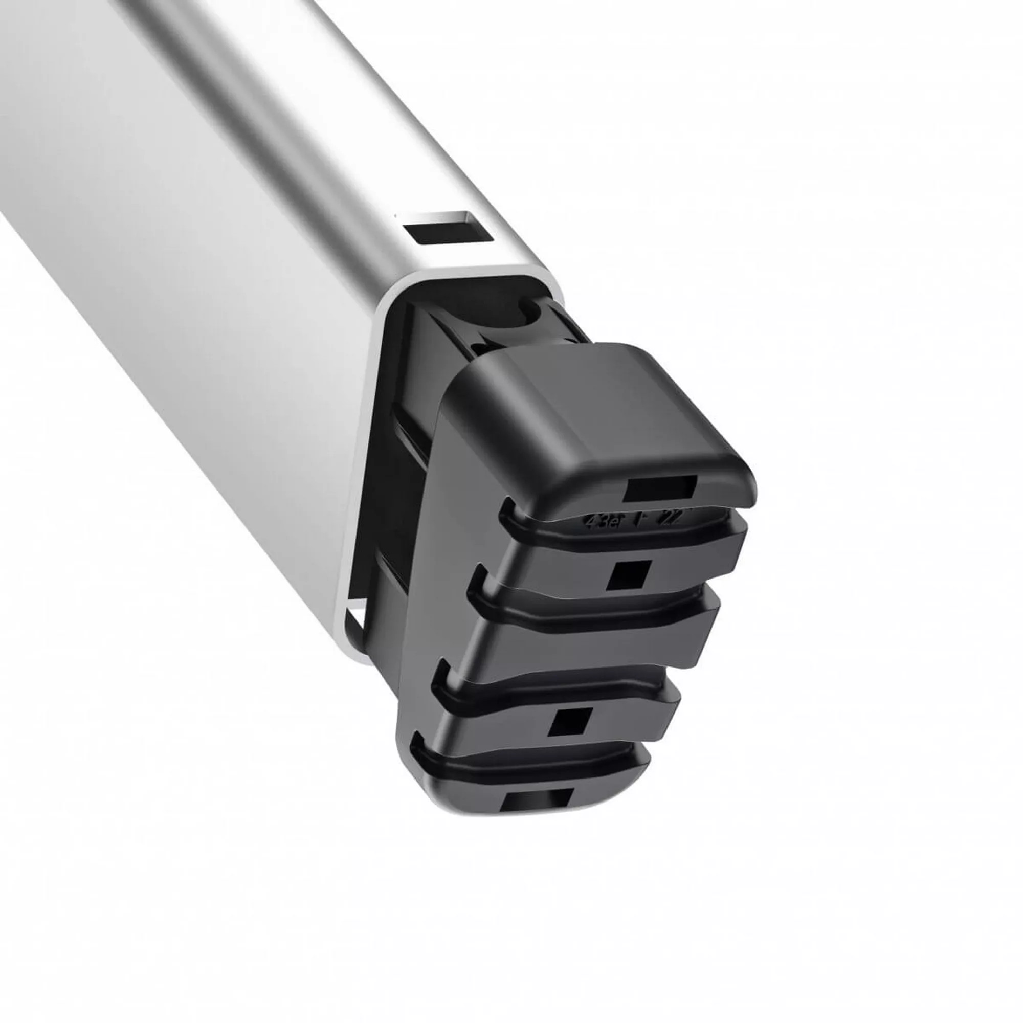 Hailo Stehleiter L60 StandardLine 8 Stufen silber 253 cm