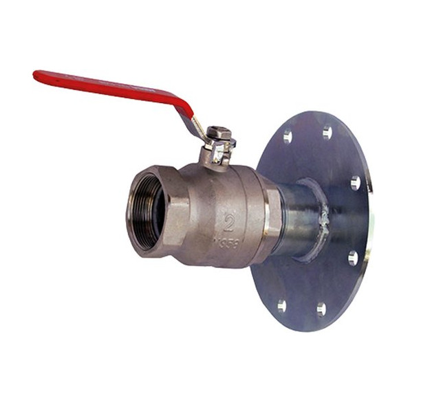 Messing-Kugelhahn für Raumspartanks 2"