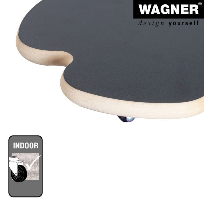 Multiroller Pflanzenroller schwarz 330 mm für 100 kg
