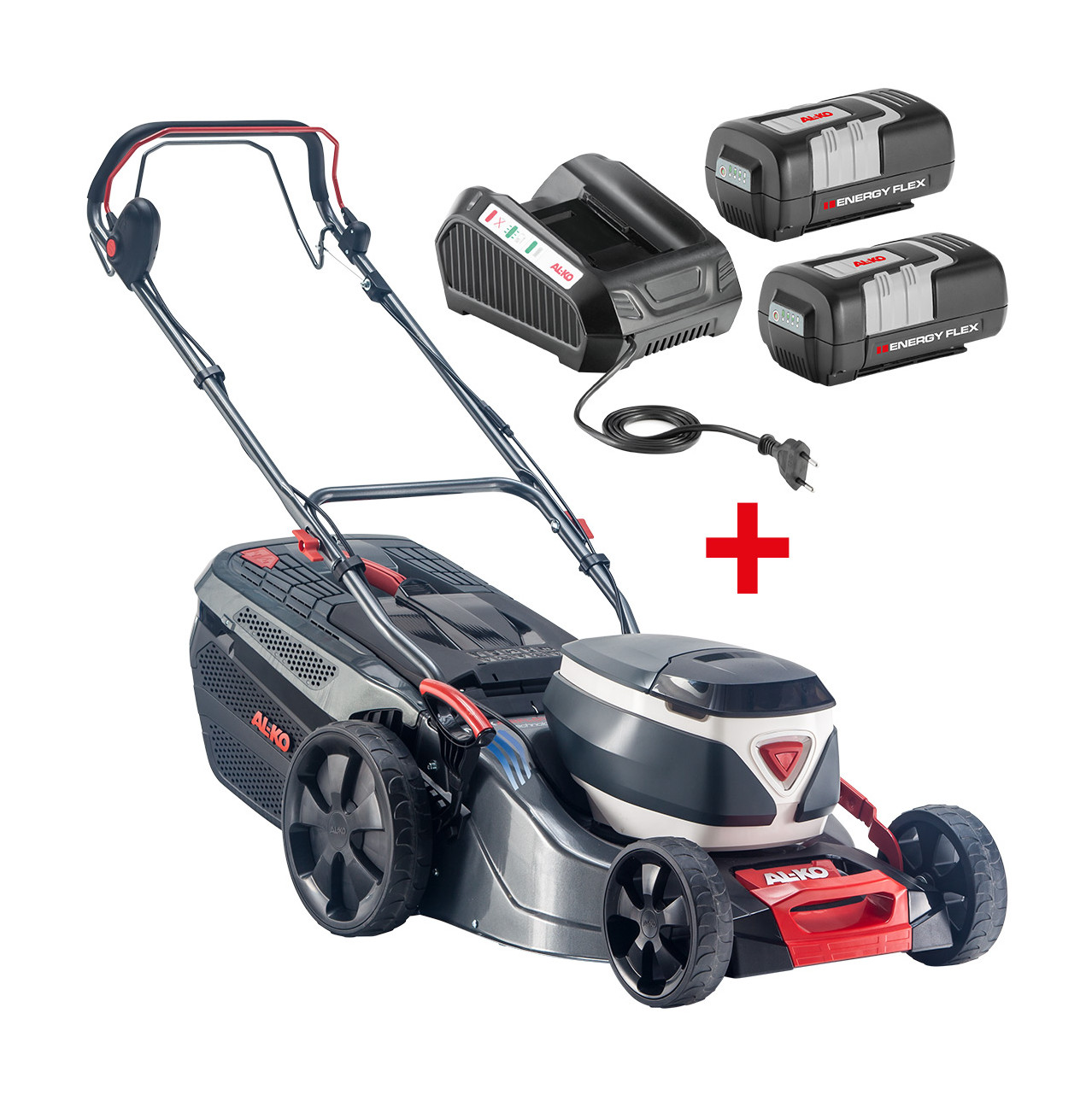 AL-KO® Akku Rasenmäher 46.2 Li SP Comfort 36V mit 2 Akku und Ladegerät