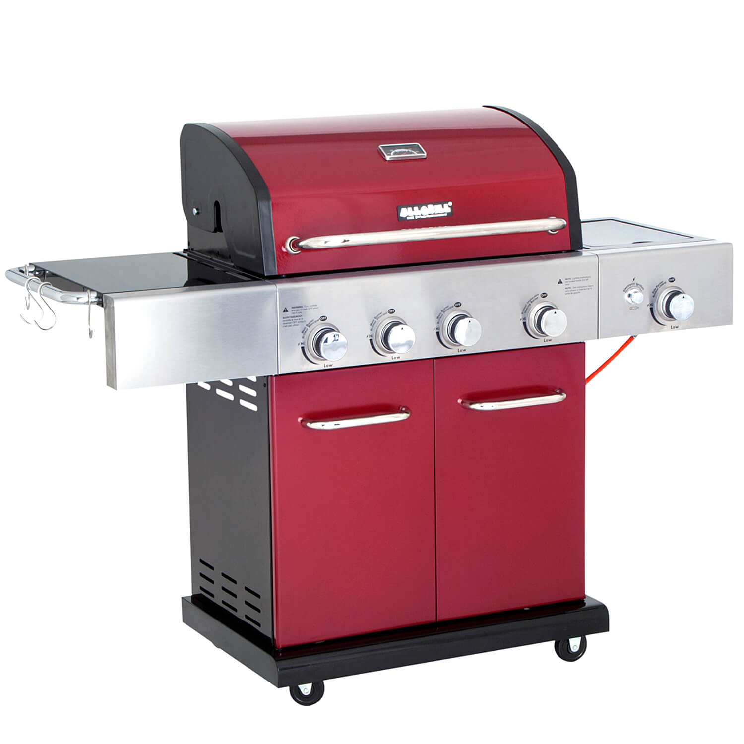 All'Grill® Gasgrill ELEGANCE bordeaux-rot 3-flammig