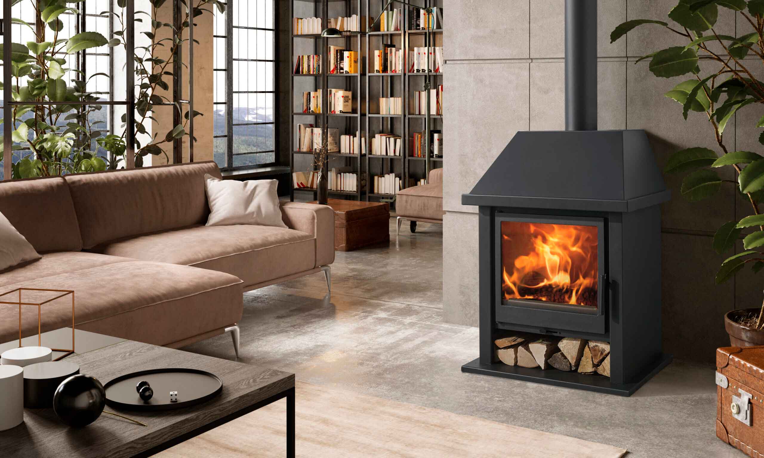 Panadero Kaminofen Mont Blanc 9,8 KW
